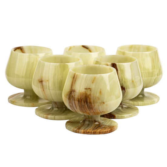 Picture of Marble Dessert Bowl Set – Natural Elegance for Luxury Serving