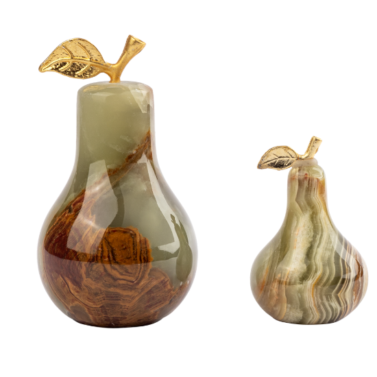 Picture of Marble Pear – A Blend of Natural Elegance and Artistic Craftsmanship