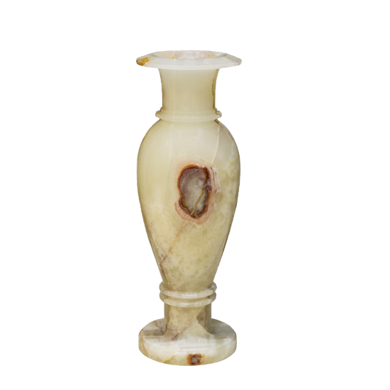 Picture of Natural Onyx Stone Vase – A Timeless Expression of Artistic Elegance