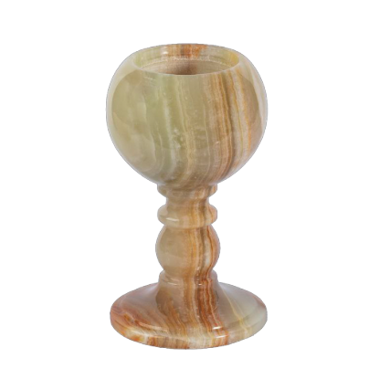 Picture of Royal Marble Incense Cup – A Blend of Oriental Elegance and Natural Stone Luxury
