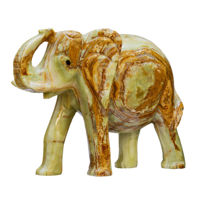 Picture of Royal Marble Elephant Sculpture – A Symbol of Wisdom and Majestic Elegance