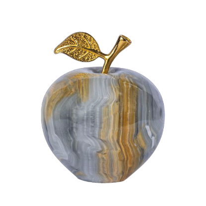 Picture of Royal Agate Stone Apple – A Fusion of Natural Art and Modern Luxury