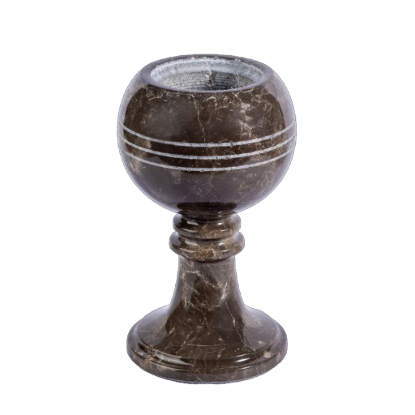 Picture of Royal Black Stone Incense Holder – A Blend of Traditional Elegance and Natural Luxury