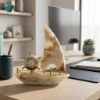 Picture of Decorative Onyx Ship Clock – A Symbol of Elegance, Journey, and Timeless Craftsmanship