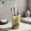 Picture of Marble Cylinder Set – Minimalist Elegance in Hand-Carved Natural Stone