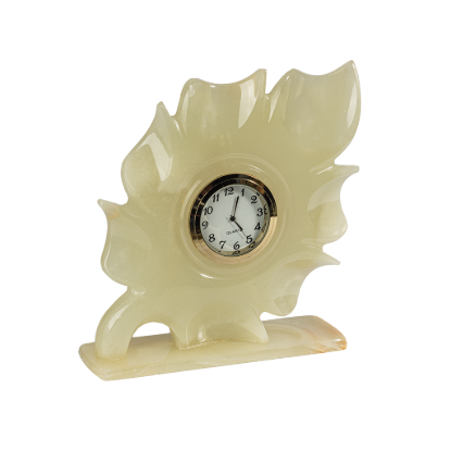 Picture of Royal White Marble Stone Decorative Clock – Minimal Elegance Inspired by Natural Art