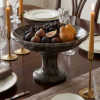 Picture of Natural Stone Pedestal Bowl – Timeless Elegance in Sculpted Stone